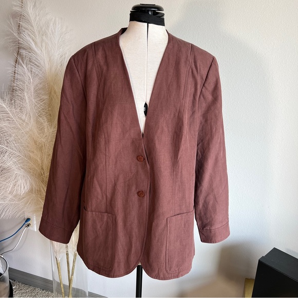 Bloomingdale’s Brown Vintage Pantsuit - Picture 4 of 12
